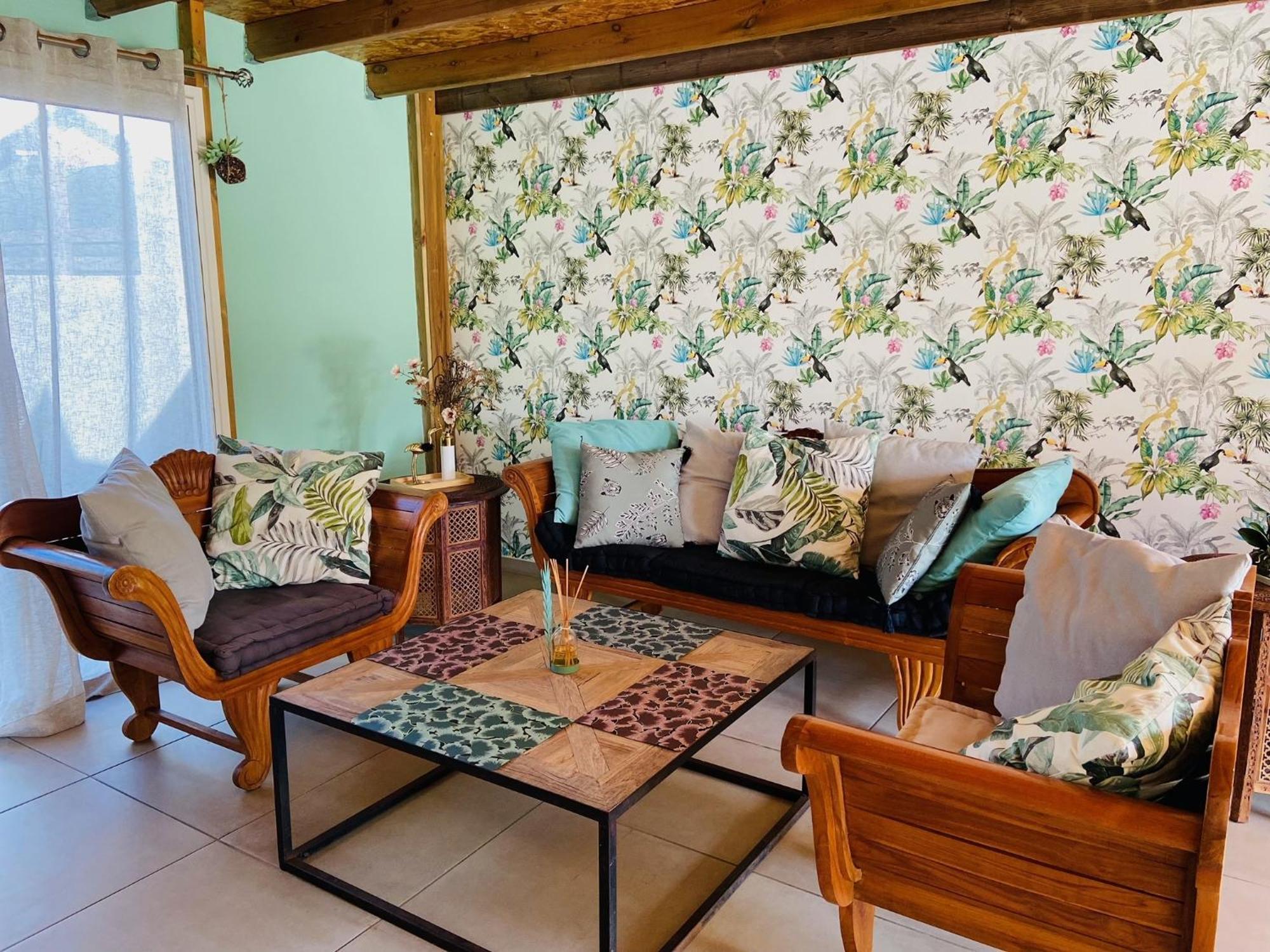 Villa Le Nid Tropical, Piscine Chauffee Étang-Salé les Bains Habitación foto